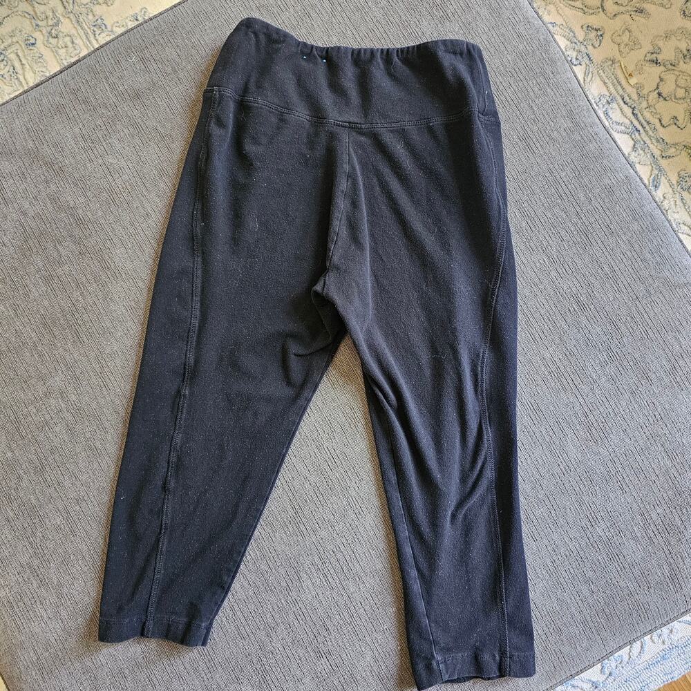 Marika Magic Women's Black High Rise Pull On Athletic Capri Leggings Size Medium